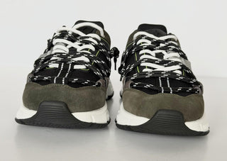 Versace Men's Greca Sneakers Gray/Green 12 US (45 Euro) IT 1021490 IT NIB