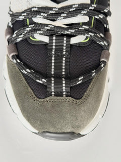 Versace Men's Greca Sneakers Gray/Green 12 US (45 Euro) IT 1021490 IT NIB