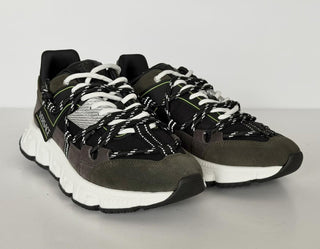 Versace Men's Greca Sneakers Gray/Green 11 US (44 Euro) IT 1021490 IT NIB