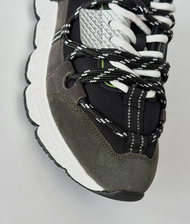 Versace Men's Greca Sneakers Gray/Green 11 US (44 Euro) IT 1021490 IT NIB