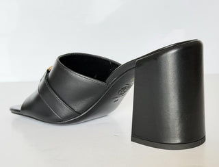 Versace Medusa Head Calf Leather Black Sandals 9 US (39 Euro) IT 014747 NIB $875