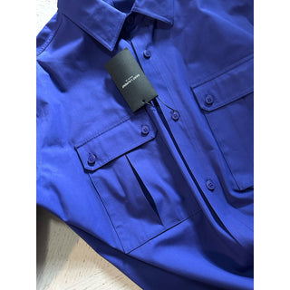 Saint Laurent Men Shirt Overshirt Jacket Encre/Blue Size 42/XL New $850 Italy