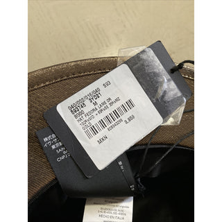 NWT $895 Saint Laurent Men Lane Felt Fedora Hat Gold Size M Italy