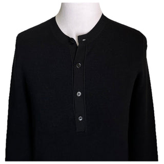 NWT $1790 TOM FORD Men’s Wool/Silk Crewneck Sweater Black Size 50 Eu/M Italy