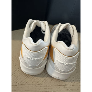 NIB Saint Laurent Leather sneakers White/Gray/Yellow 9.5 US/42.5 Eu 757319