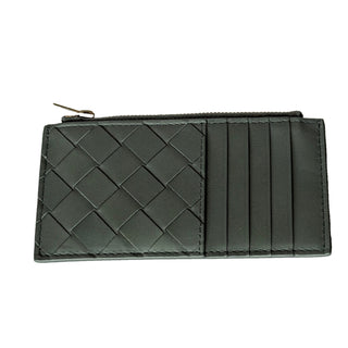 Bottega Veneta Men's Intrecciato Leather Card Case Slate 691379 Italy NIB $520