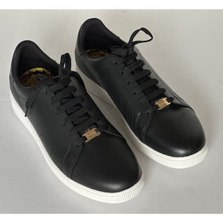 Versace Medusa Men's Black Leather Sneakers 9.5 US (42.5 Euro) 1016936 NIB