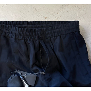 Giorgio Armani Men Linen/Viscose Drawstring Short Pants Black 32/48 NWT $1395