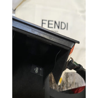 New Fendi Mini Logo FF Leather Crossbody Bag Shoulder Bag Multicolor
