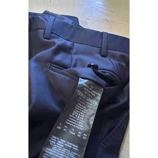 Giorgio Armani Men Wool Dress Pants Navy 32 US/48 Eu New $795