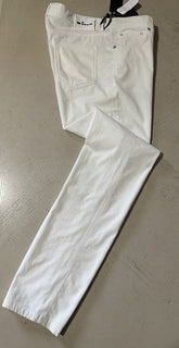 NWT $1495 Kiton Men’s Corduroy Cashmere Blend Pants White 36 US/50 Eu Italy