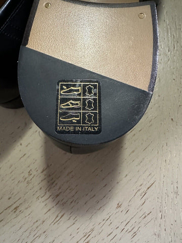 NIB Gucci Mens Loafers Moccasin GG Logo Shoes Black 7 US/6 UK 669816