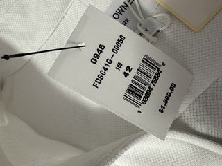 New $1890 Thom Browne Dress White Size 42/6 Italy