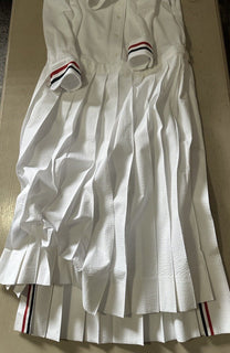 New $1890 Thom Browne Dress White Size 42/6 Italy