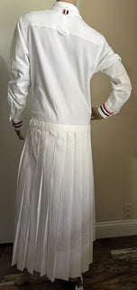 New $1890 Thom Browne Dress White Size 42/6 Italy
