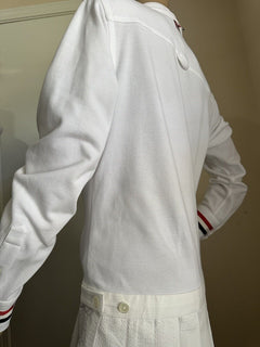 New $1890 Thom Browne Dress White Size 42/6 Italy