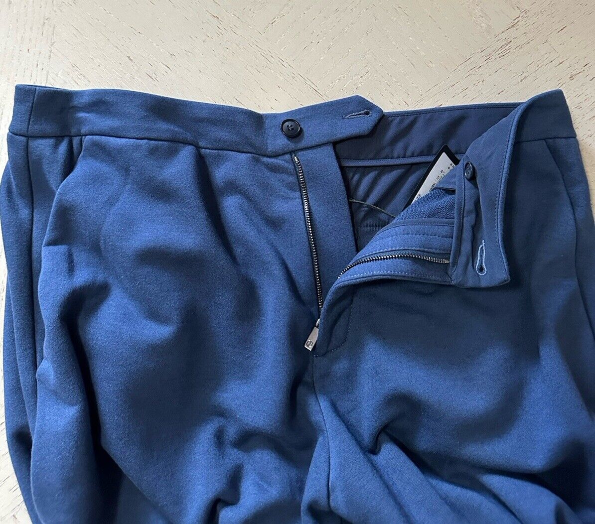NWT $1495 Giorgio Armani Mens Sweatpants Jogging Pants Blue 32 US/48 Eu Italy