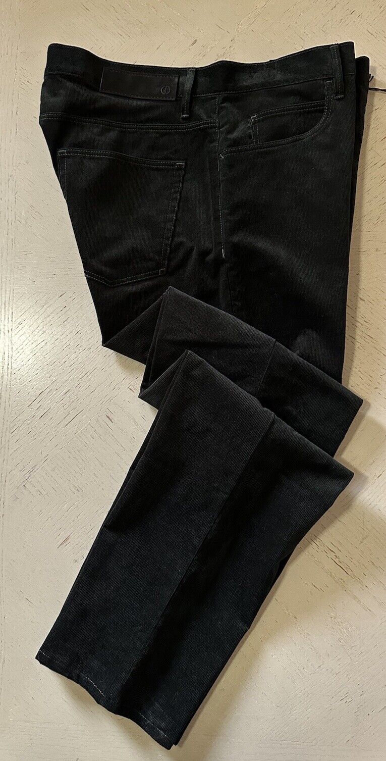 NWT $695 Giorgio Armani Mens Corduroy Jeans Pants DK Green 34 US/50 Eu Italy