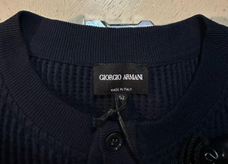 New $1295 Giorgio Armani Men’s Crewneck Sweater White/Blue/Green 52 US ( L )
