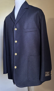 NWT $2900 Gucci Men Oversized Sport Coat Blazer Color Blue 40 US/50 Eu