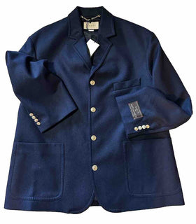 NWT $2900 Gucci Men Oversized Sport Coat Blazer Color Blue 40 US/50 Eu