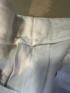NWT  Ralph Lauren Purple Label Men’s Linen Pants White 38 US/54 Eu Italy