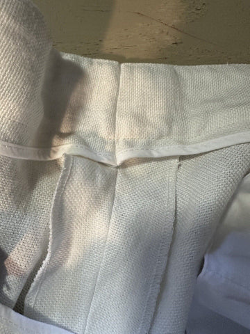 NWT  Ralph Lauren Purple Label Men’s Linen Pants White 38 US/54 Eu Italy