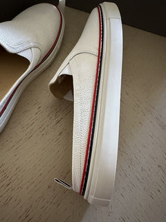 NIB Thom Browne Men Leather Sneaker Sandal Style Mules White 10 US / 43 EU Italy