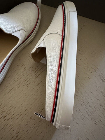 NIB Thom Browne Men Leather Sneaker Sandal Style Mules White 10 US / 43 EU Italy