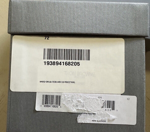 NIB Thom Browne  Logo Slides Sandal Dark Gray Size 12 US/45 Eu Italy