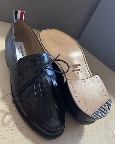 NIB $1190 Thom Browne Men Leather Tassel Loafers Black 7.5 US/40.5 EU Italy