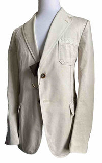 NWT $1580 Gucci Mens Sport Coat Blazer Ivory 46R US/58R Eu Italy