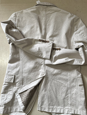 NWT $1580 Gucci Mens Sport Coat Blazer Ivory 46R US/58R Eu Italy