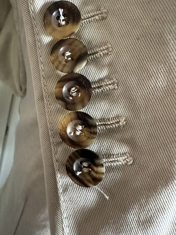 NWT $1580 Gucci Mens Sport Coat Blazer Ivory 46R US/58R Eu Italy