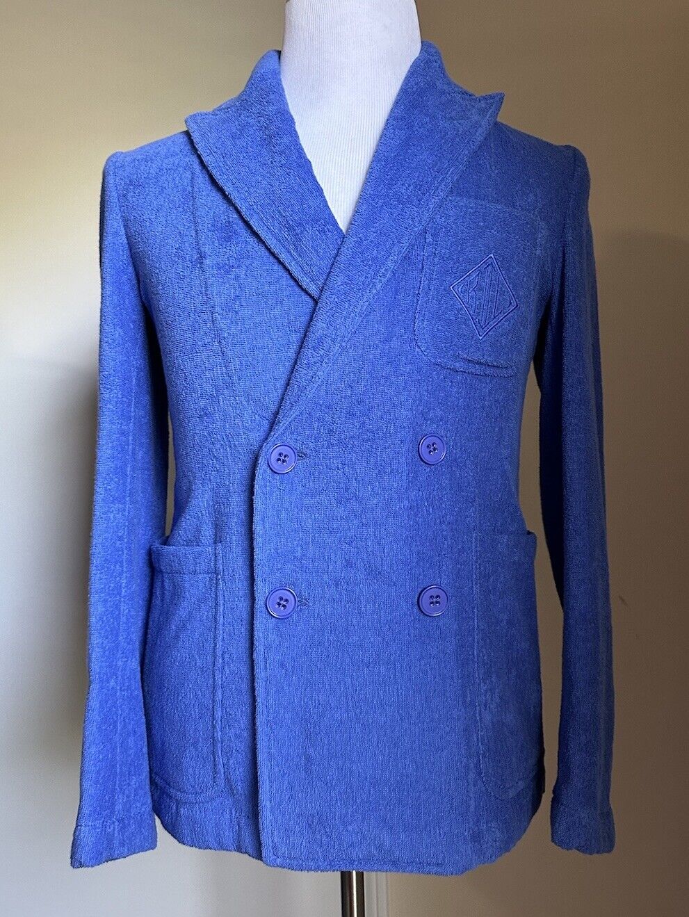 NWT Ralph Lauren Purple Label Men Blazer Jacket Blue 36S US/46S Eu Italy