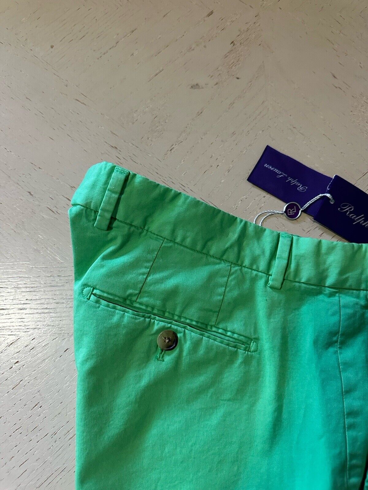 Ralph Lauren Purple Label Mens Short Pants Green Color SPEARMINT Size 34 New