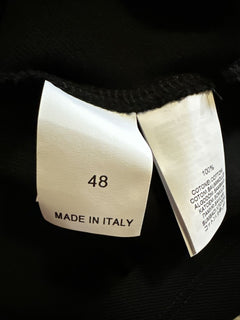 Brunello Cucinelli Regular Fit Men Pique Logo Polo Shirt Black Size S New $730