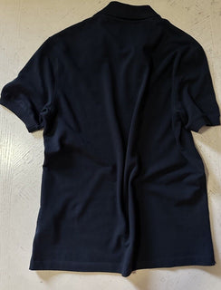 Brunello Cucinelli Regular Fit Men Pique Logo Polo Shirt Black Size S New $730