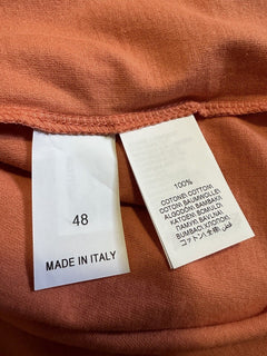 Brunello Cucinelli Regular Fit Men’s T Shirt Orange Size ( 48 ) Italy New