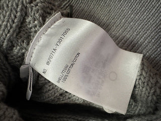 Thom Browne Men’s Cable Knit 4-Bar Polo Shirt Gray L ( 3 ) Ireland New