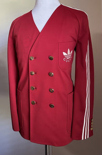 Gucci adidas Men Sport Coat Blazer Red 38R US/48R Eu New $3150
