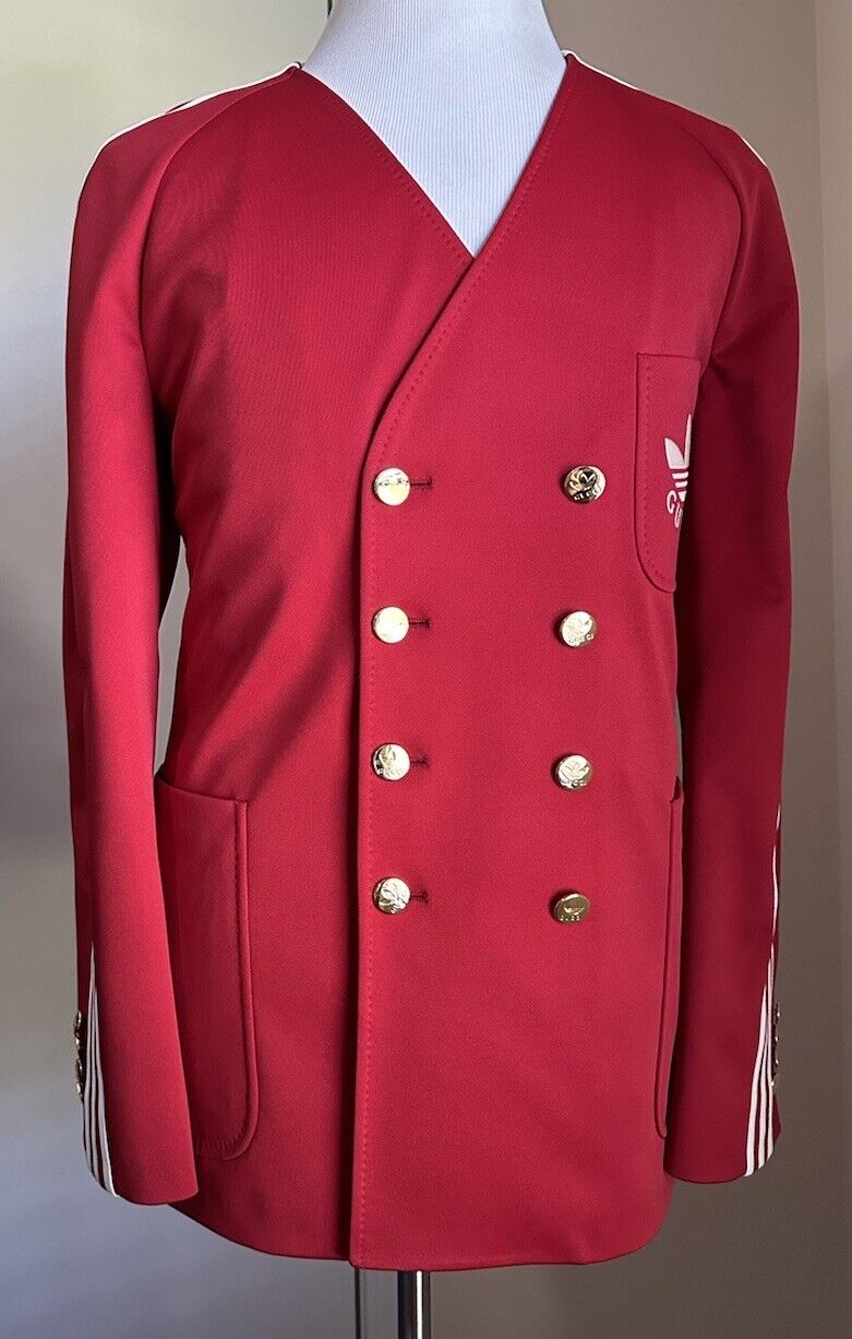 Gucci adidas Men Sport Coat Blazer Red 38R US/48R Eu New $3150