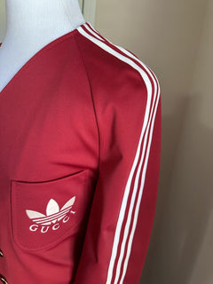 Gucci adidas Men Sport Coat Blazer Red 38R US/48R Eu New $3150