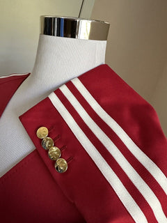 Gucci adidas Men Sport Coat Blazer Red 38R US/48R Eu New $3150