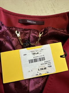 Gucci adidas Men Sport Coat Blazer Red 38R US/48R Eu New $3150