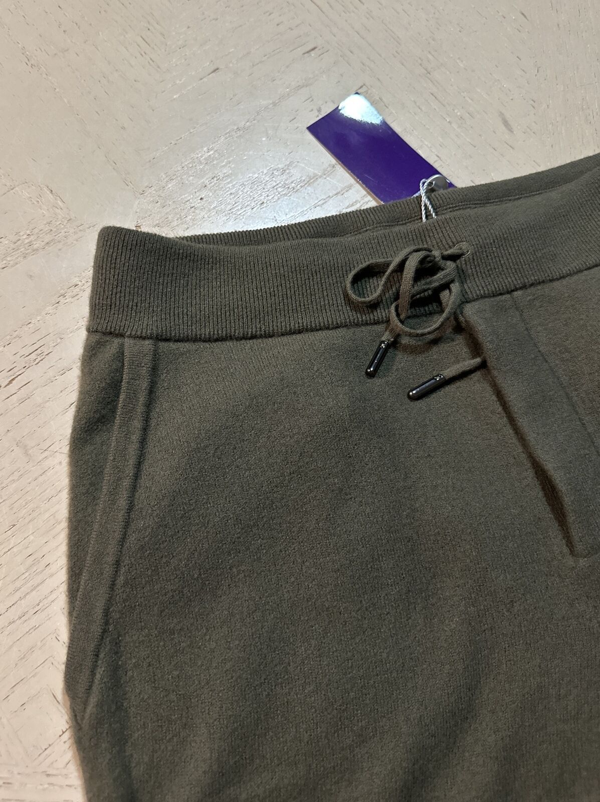 New $995 Ralph Lauren Purple Label Men’s Drawstring Jogging Pants Olive M