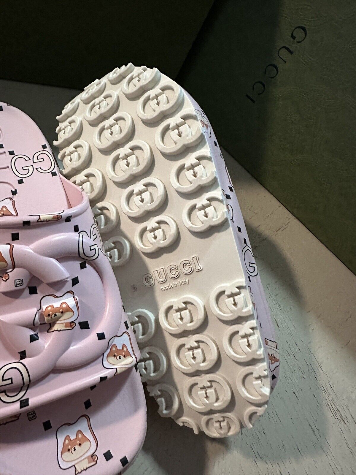 Gucci Women’s Sandal Shoes Pink/Multi 6 US ( 36 Eu ) 737926 New