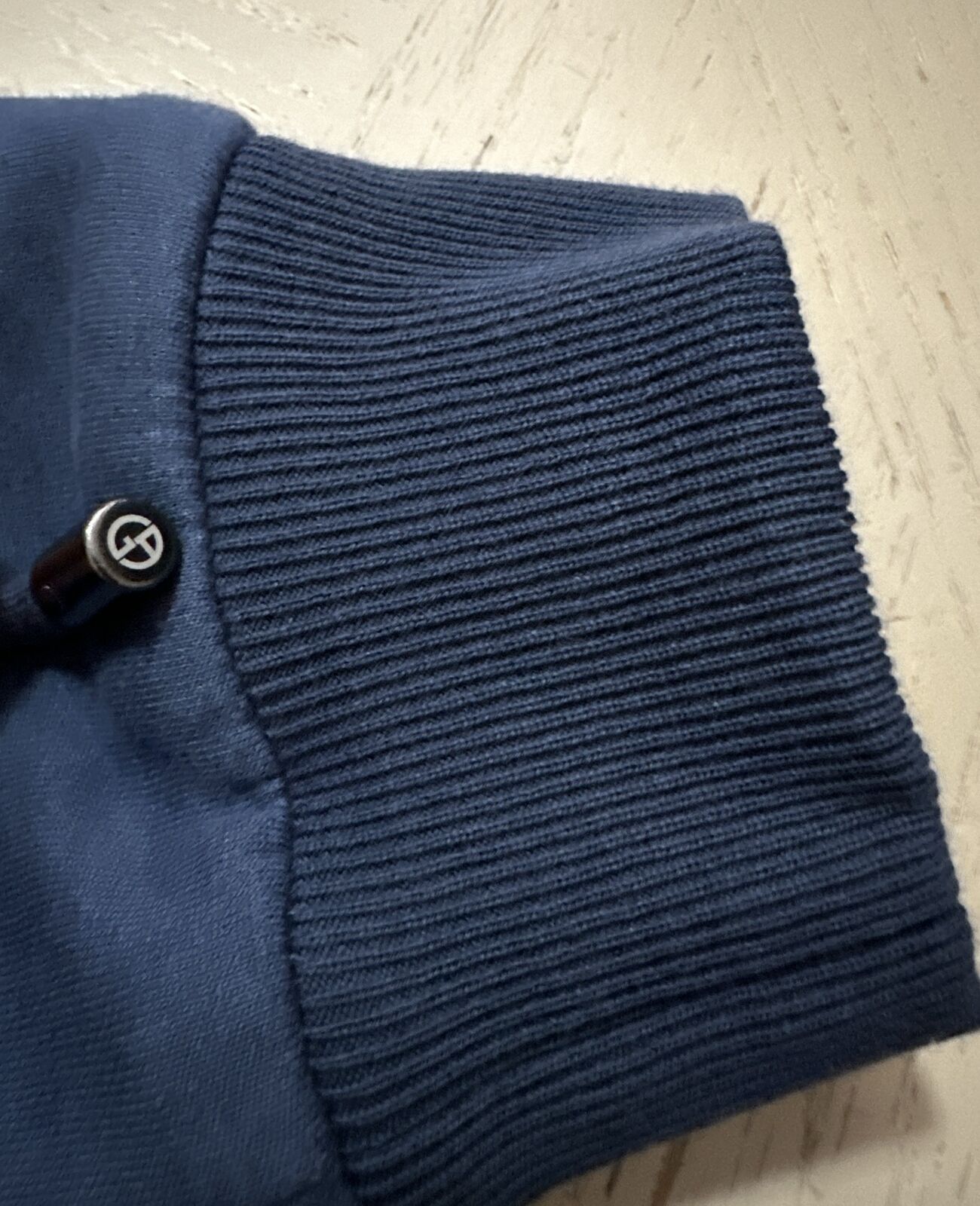 Giorgio Armani Men hoodie Pullover Blue L ( 52 Eu ) Italy NWT $1995