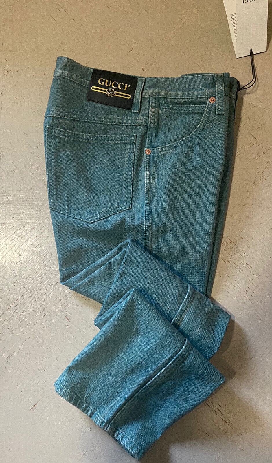 NWT $1450 Gucci Men’s Jeans Pants Green Size 30 US ( Measured 29 )