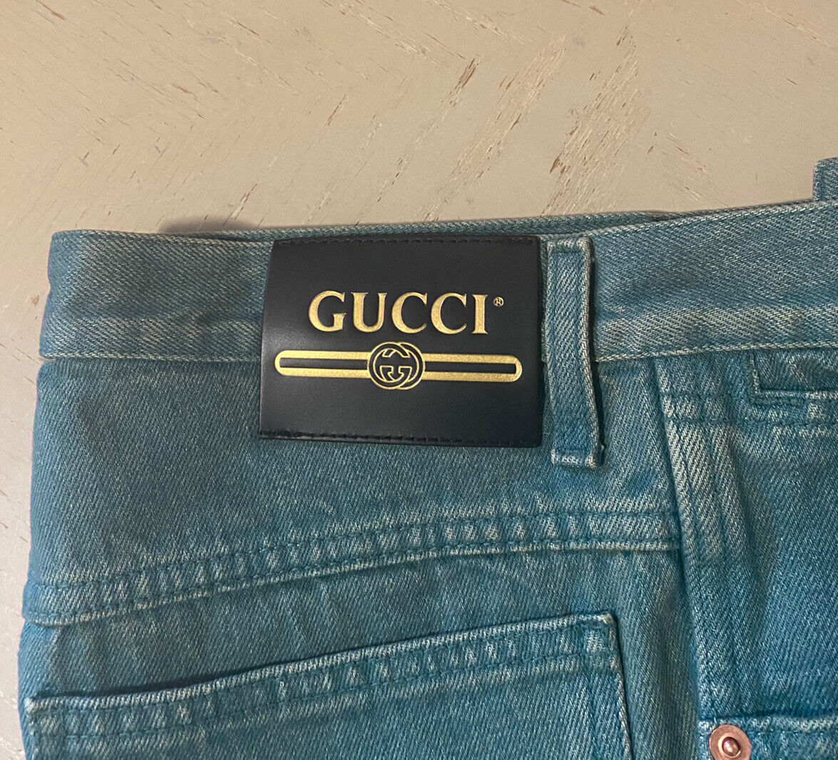 NWT $1450 Gucci Men’s Jeans Pants Green Size 30 US ( Measured 29 )